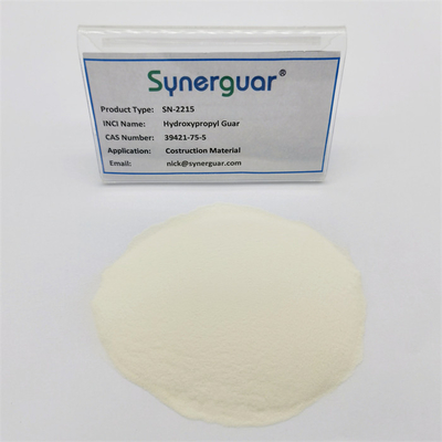 Kostengünstiges Hydroxypropyl-Guarkernmehl hat eine mittlere Viskosität und einen hohen Substitutionsgrad für Baumaterial