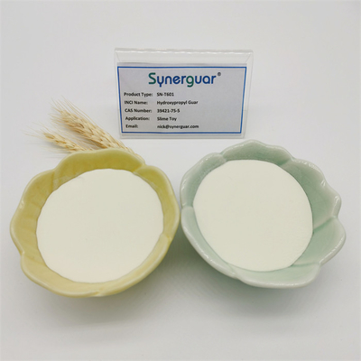 Überlegener Hydroxypropanol- Guar-Gummi mit hochwertigem hat hohes Maß des Ersatzes und der hohen Transparenz für Schlamm-Spielzeug