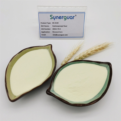 Hydroxypropyl-Guarkernmehl mit hoher Qualität hat eine super hohe Viskosität und einen mittleren Substitutionsgrad für die Körperpflege