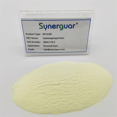 Hydroxypropyl-Guarkernmehl mit hoher Qualität hat eine super hohe Viskosität und einen mittleren Substitutionsgrad für die Körperpflege