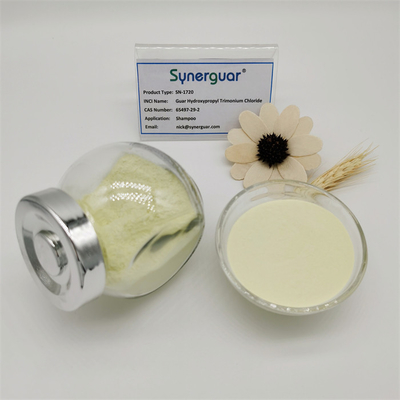 Weiß zu gelbliches Guar-Haarpflege-Shampoo Hydroxypropanol- Trimonium-Chlorverbindung