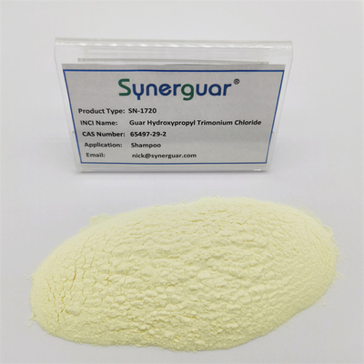 Weiß zu gelbliches Guar-Haarpflege-Shampoo Hydroxypropanol- Trimonium-Chlorverbindung
